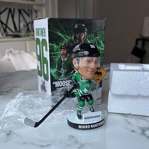 Mikko Rantanen Bobblehead Figurine - Green and Black